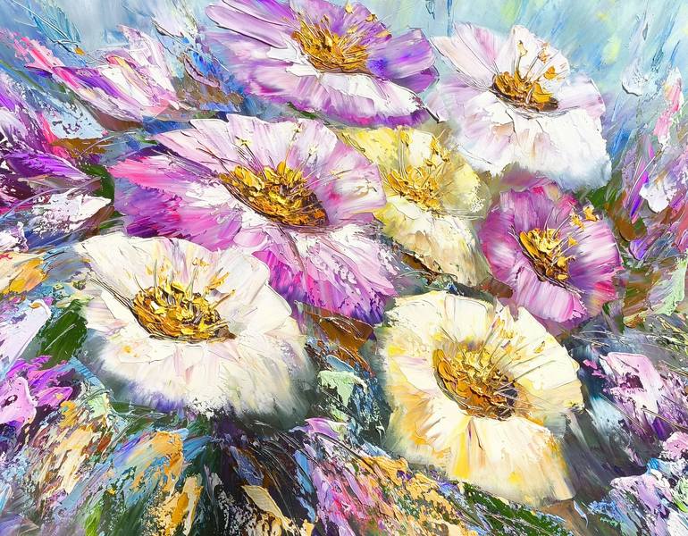 Original Impressionism Floral Painting by Narinart Armgallery