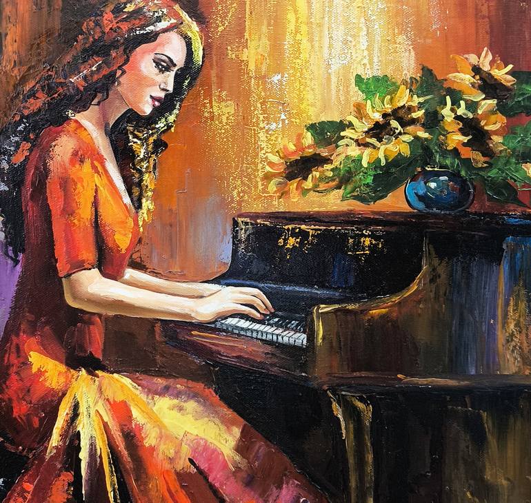 Original Modern Music Painting by Narinart Armgallery