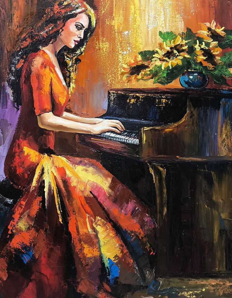 Original Modern Music Painting by Narinart Armgallery