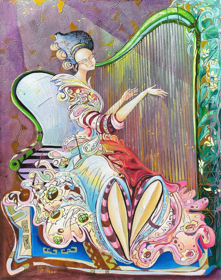 Original Modern Music Paintings by Narinart Armgallery