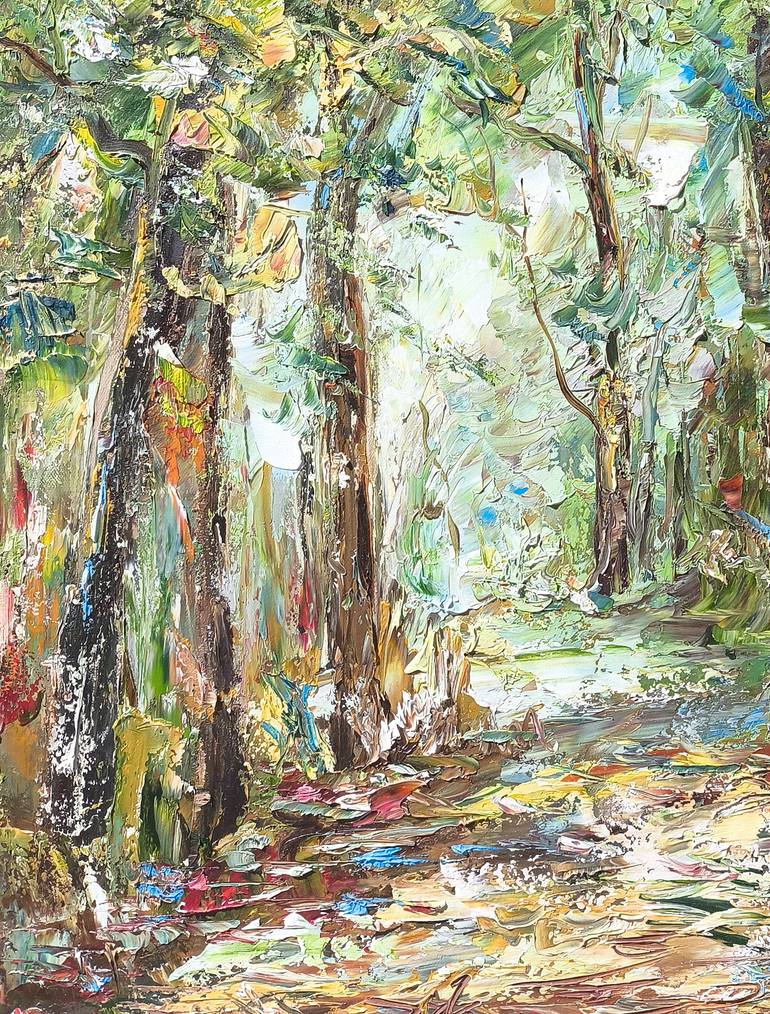 Original Impressionism Landscape Painting by Narinart Armgallery