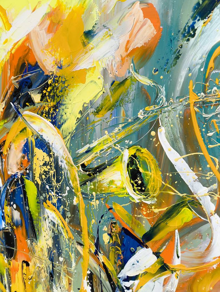 Original Abstract Music Painting by Narinart Armgallery