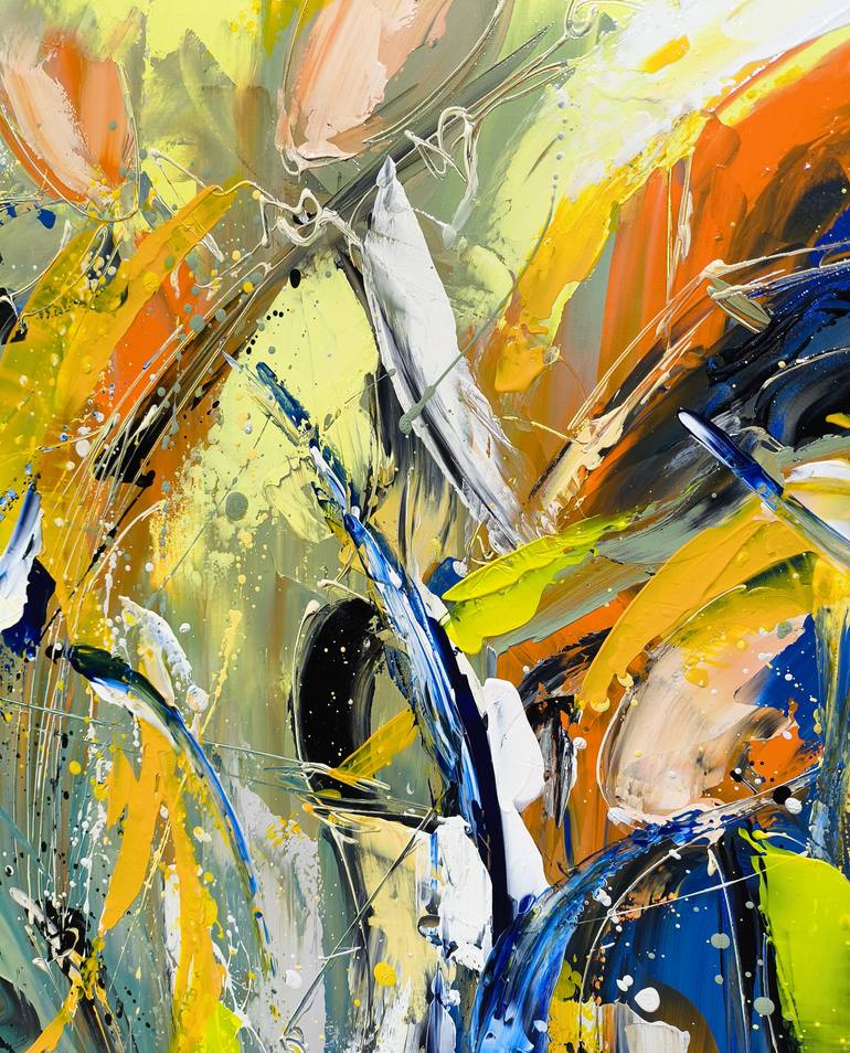 Original Abstract Music Painting by Narinart Armgallery