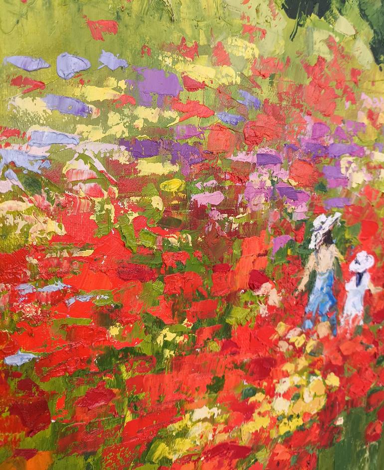 Original Impressionism Botanic Painting by Narinart Armgallery