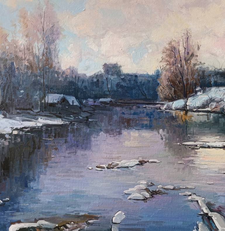 Original Impressionism Landscape Painting by Narinart Armgallery