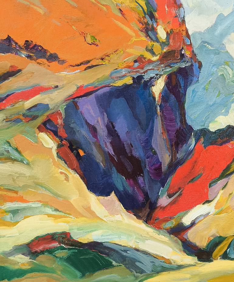 Original Impressionism Landscape Painting by Narinart Armgallery