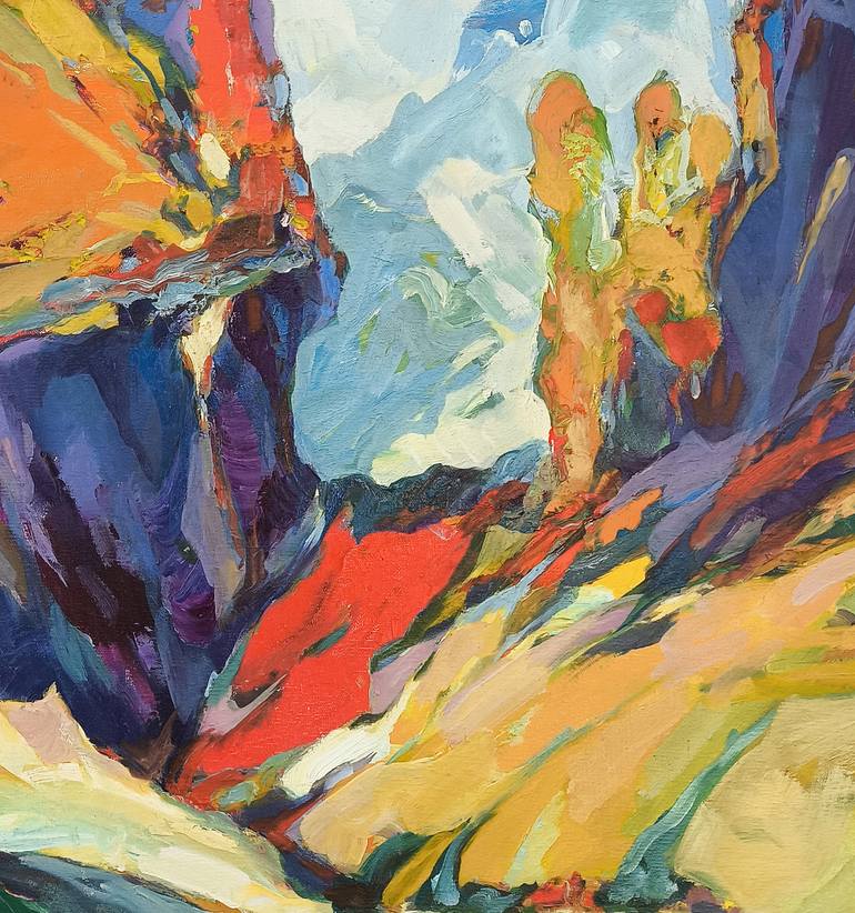 Original Impressionism Landscape Painting by Narinart Armgallery