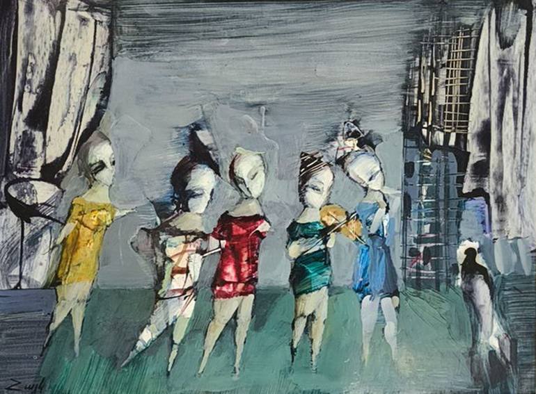 Original Abstract People Paintings by Narinart Armgallery