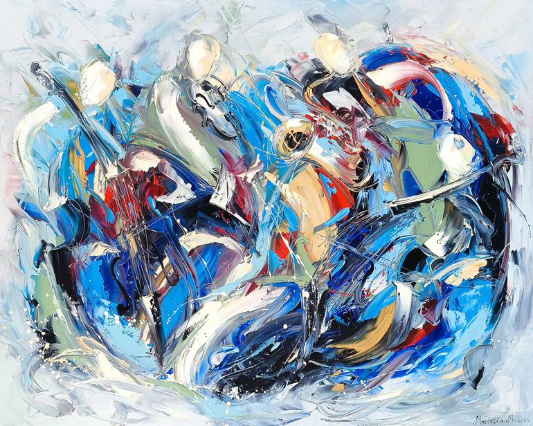 Original Modern Music Paintings by Narinart Armgallery