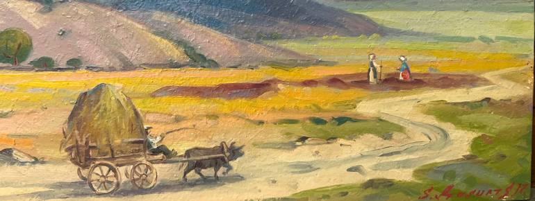 Original Impressionism Landscape Painting by Narinart Armgallery