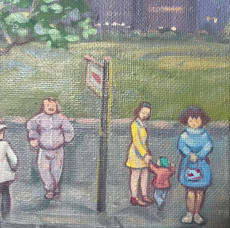 Original Impressionism Cities Painting by Narinart Armgallery