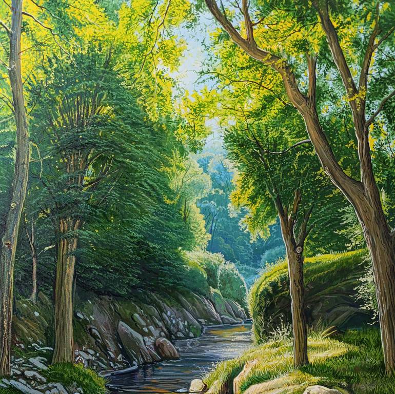 Original Realism Landscape Painting by Narinart Armgallery