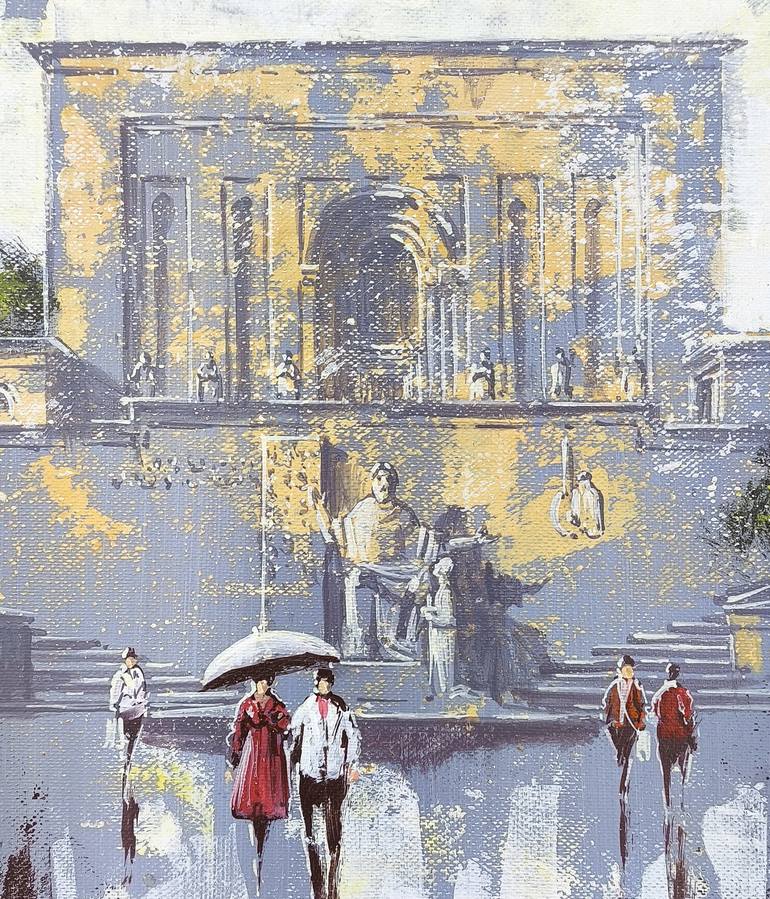 Original Impressionism Architecture Painting by Narinart Armgallery