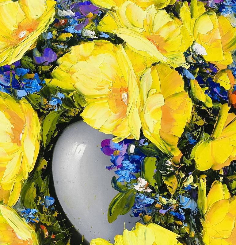 Original Impressionism Floral Painting by Narinart Armgallery