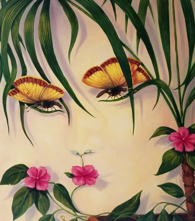 Original Surrealism Women Painting by Narinart Armgallery