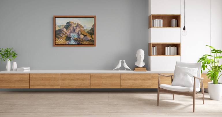 Original Surrealism Landscape Painting by Narinart Armgallery
