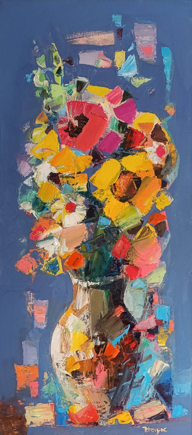 Original Abstract Floral Paintings by Narinart Armgallery