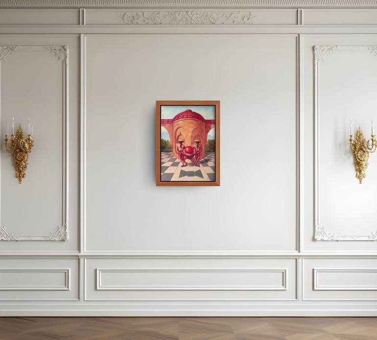 Original Surrealism Comics Painting by Narinart Armgallery