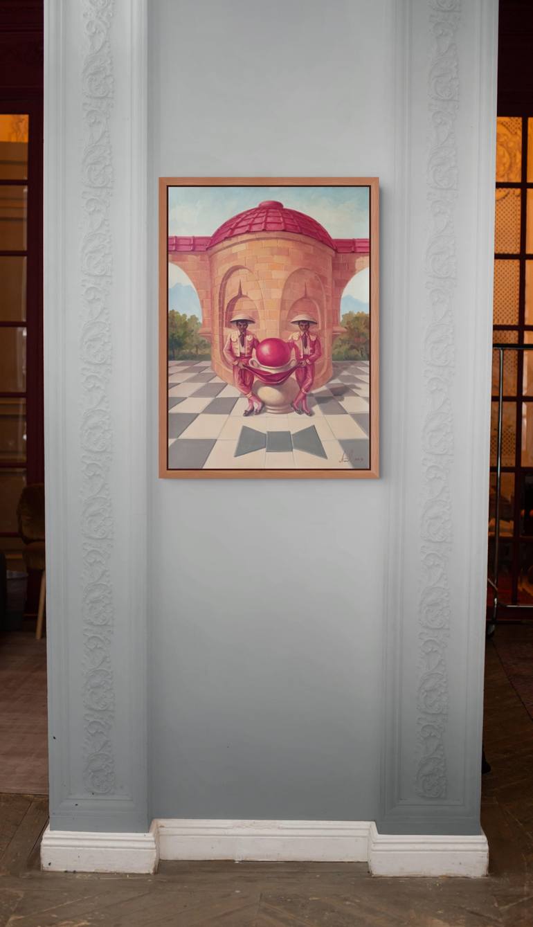 Original Surrealism Comics Painting by Narinart Armgallery