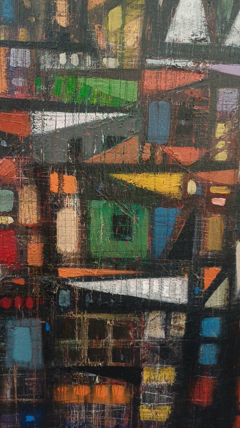 Original Impressionism Cities Painting by Narinart Armgallery
