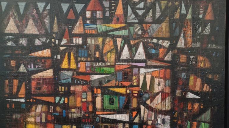 Original Impressionism Cities Painting by Narinart Armgallery