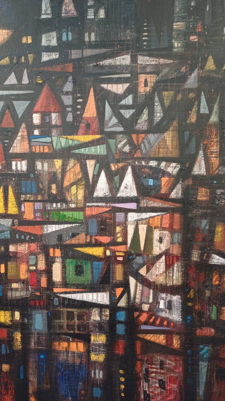 Original Impressionism Cities Painting by Narinart Armgallery