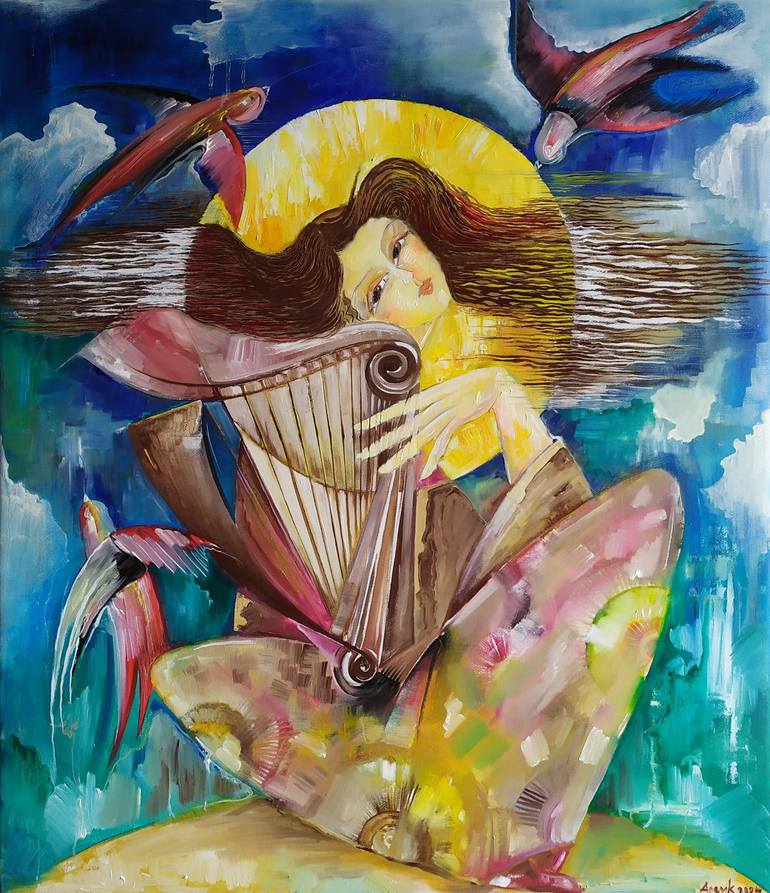 Original Modern Music Paintings by Narinart Armgallery
