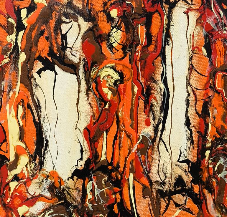 Original Abstract People Painting by Narinart Armgallery