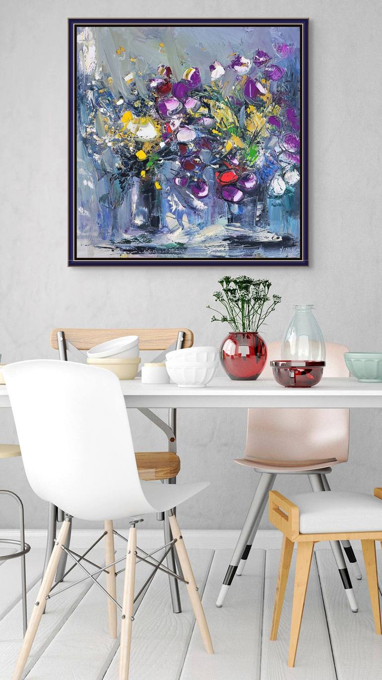 Original Impressionism Floral Painting by Narinart Armgallery