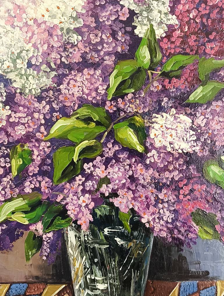 Original Impressionism Floral Painting by Narinart Armgallery