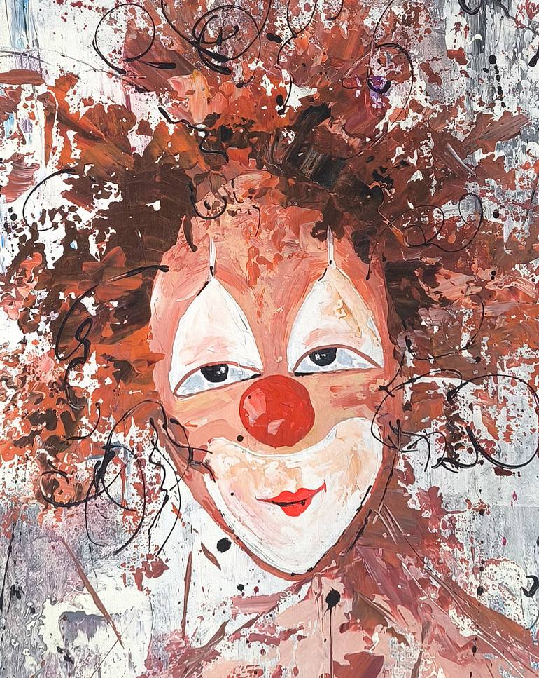 Original Abstract Expressionism Comics Painting by Narinart Armgallery
