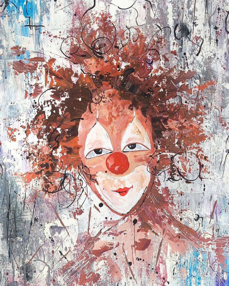 Original Abstract Expressionism Comics Painting by Narinart Armgallery