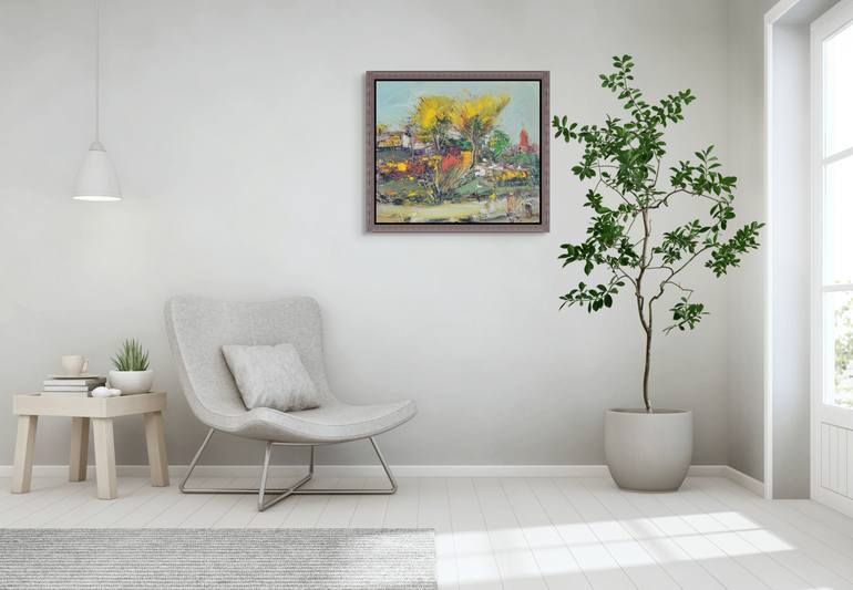 Original Impressionism Landscape Painting by Narinart Armgallery