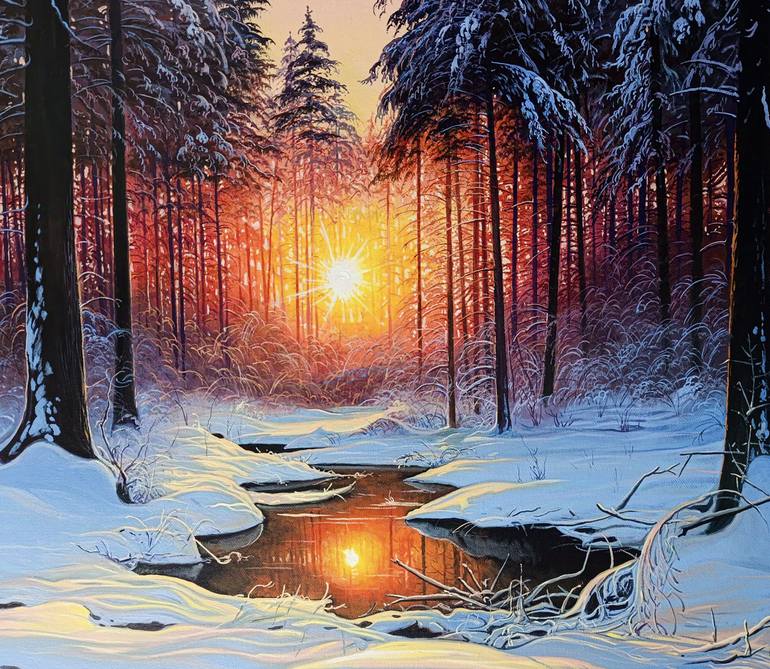 Original Realism Landscape Painting by Narinart Armgallery