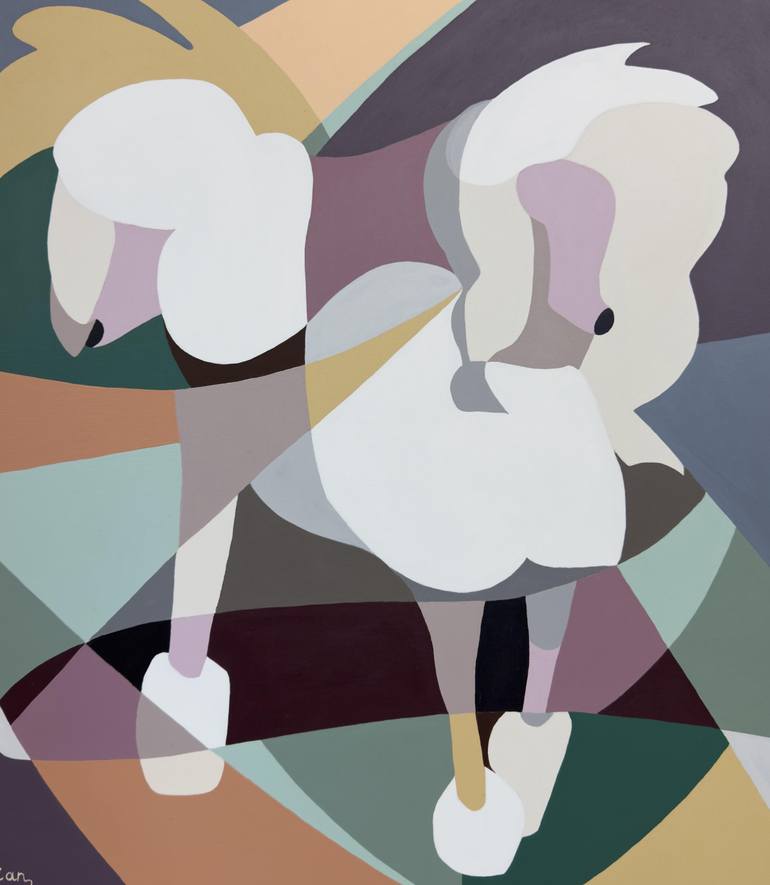 Original Abstract Animal Painting by Narinart Armgallery
