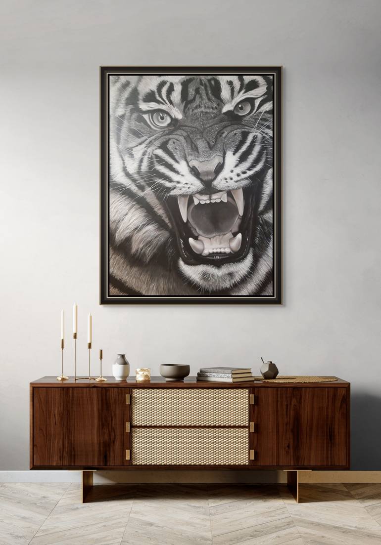 Original Photorealism Animal Painting by Narinart Armgallery