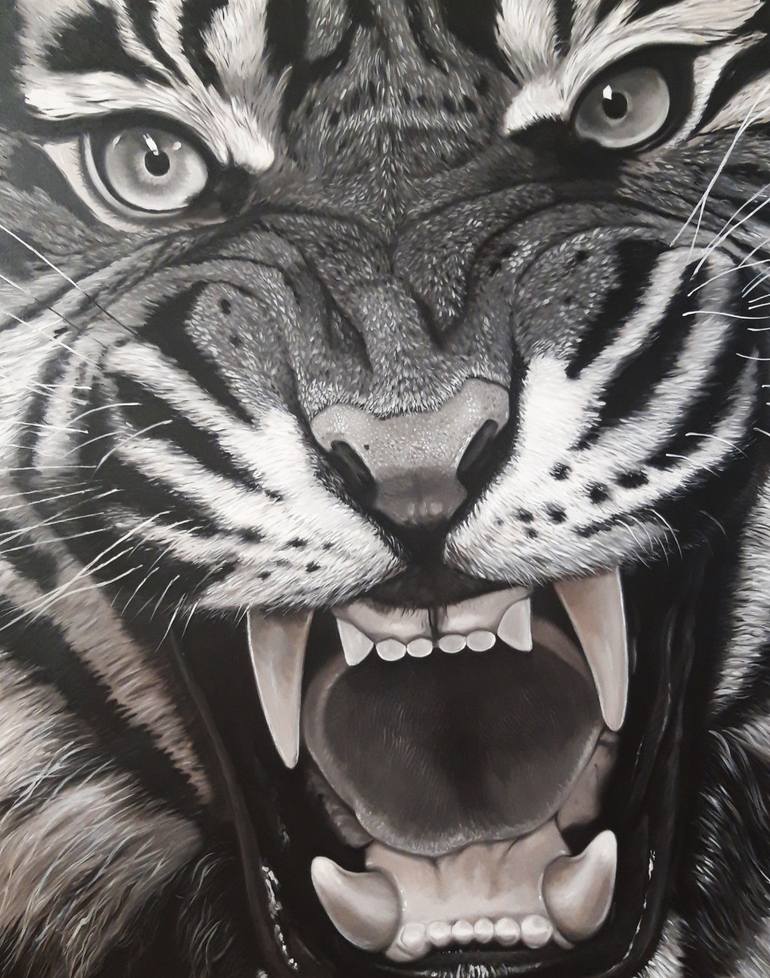 Original Photorealism Animal Painting by Narinart Armgallery