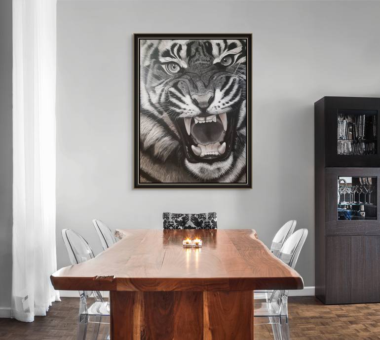 Original Photorealism Animal Painting by Narinart Armgallery