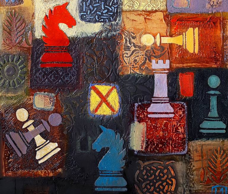 Original Abstract Sports Painting by Narinart Armgallery