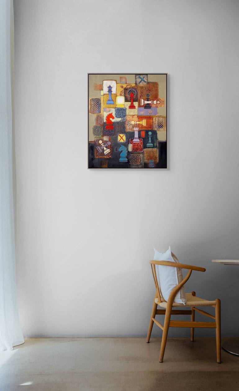 Original Abstract Sports Painting by Narinart Armgallery