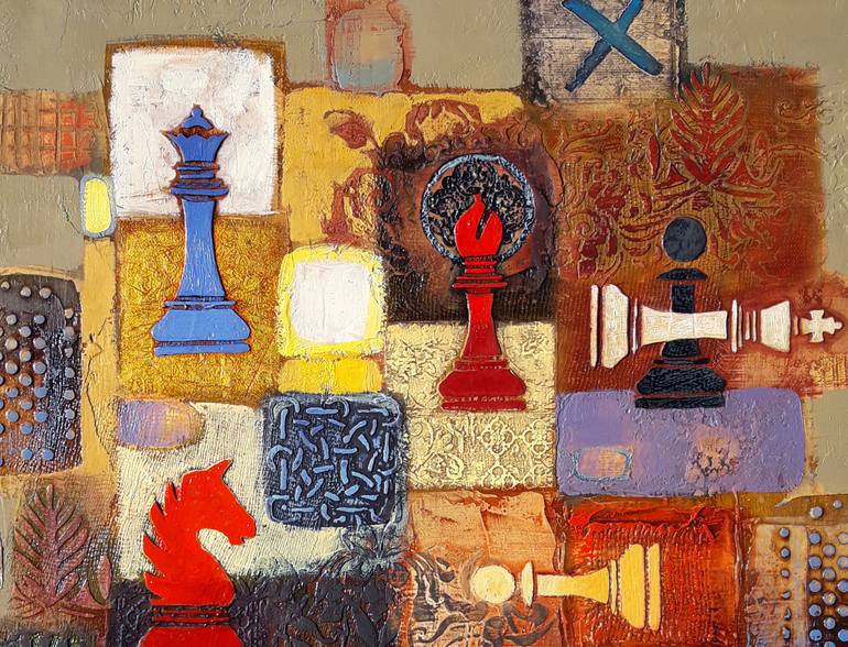 Original Abstract Sports Painting by Narinart Armgallery