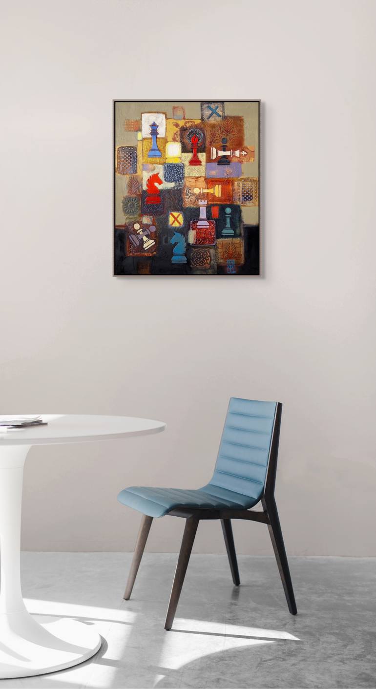 Original Abstract Sports Painting by Narinart Armgallery