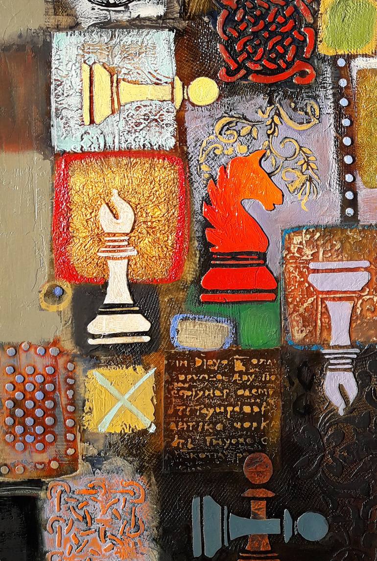 Original Abstract Sports Painting by Narinart Armgallery