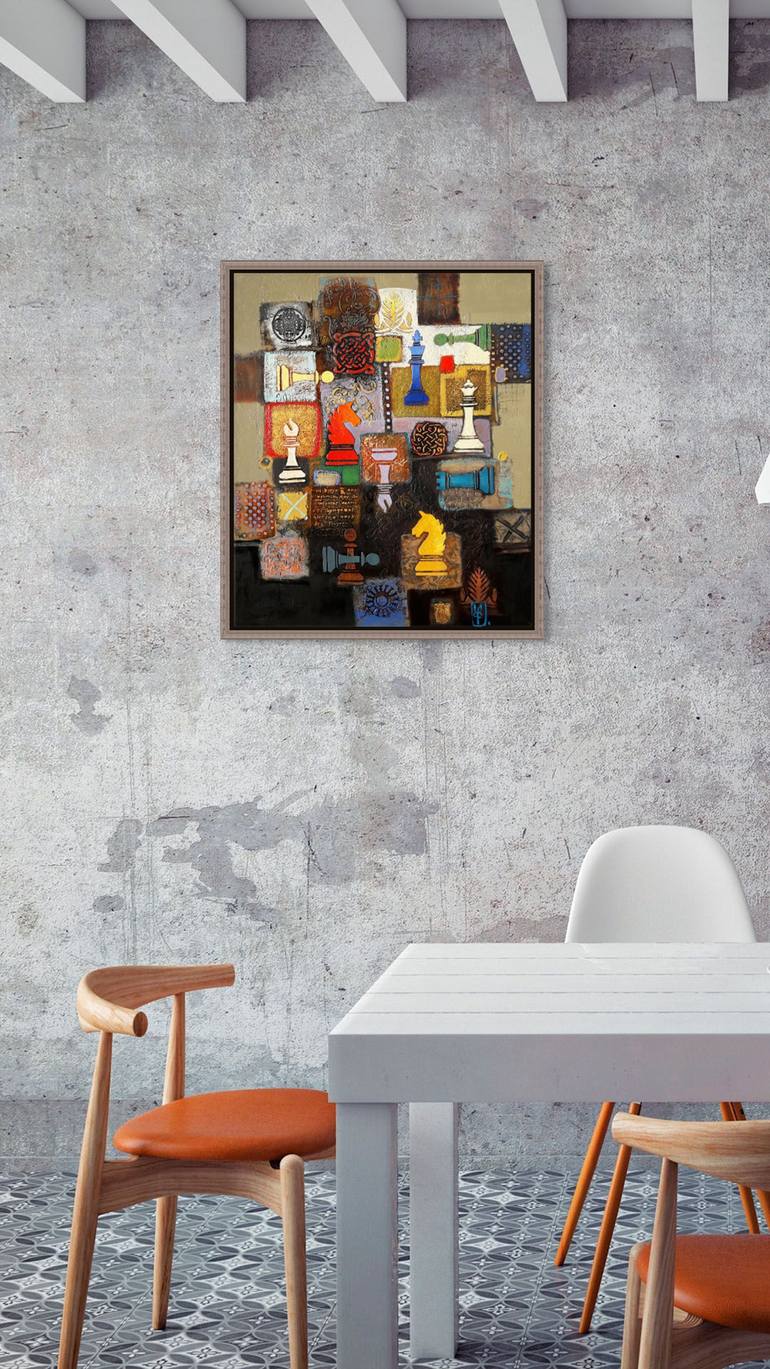 Original Abstract Sports Painting by Narinart Armgallery