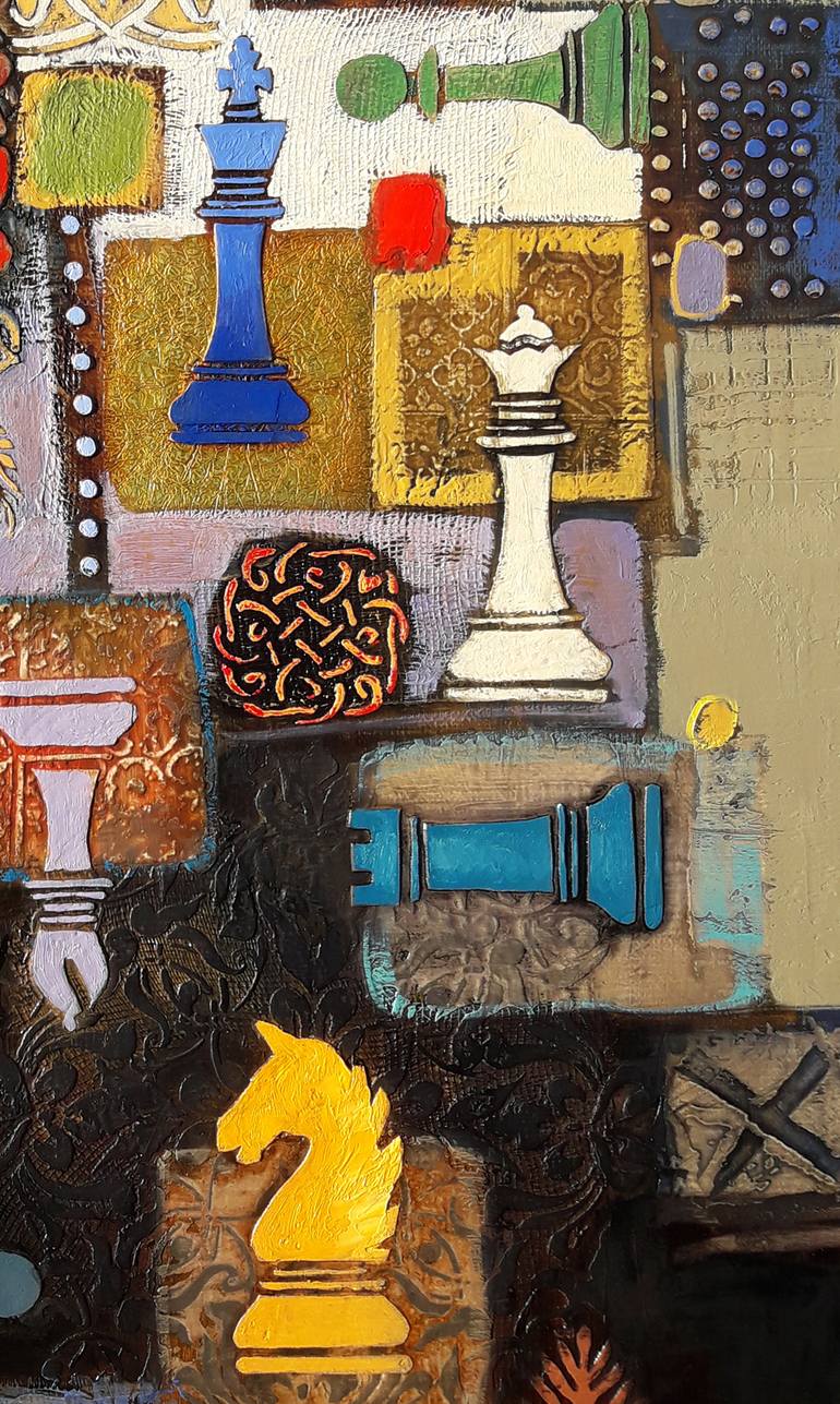Original Abstract Sports Painting by Narinart Armgallery