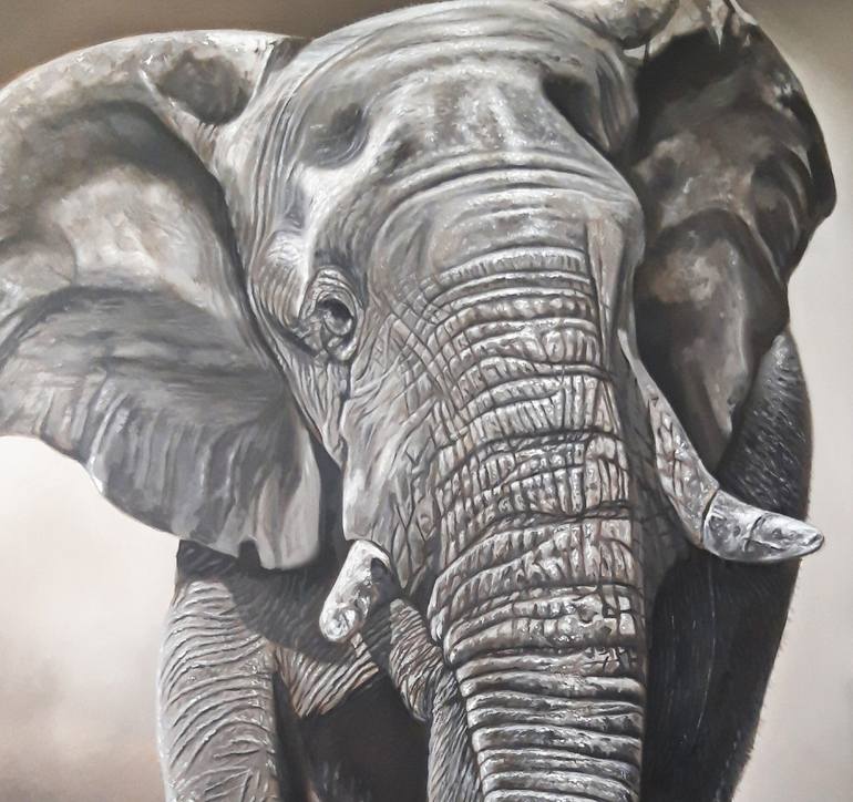 Original Photorealism Animal Painting by Narinart Armgallery