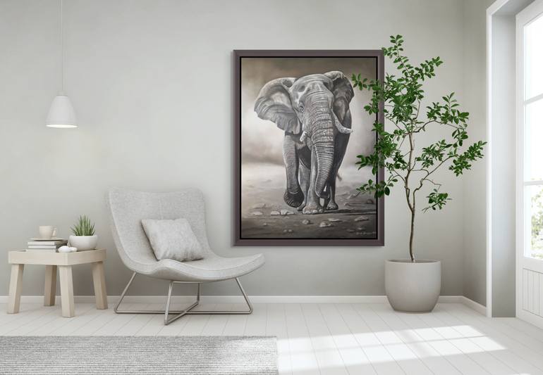 Original Photorealism Animal Painting by Narinart Armgallery
