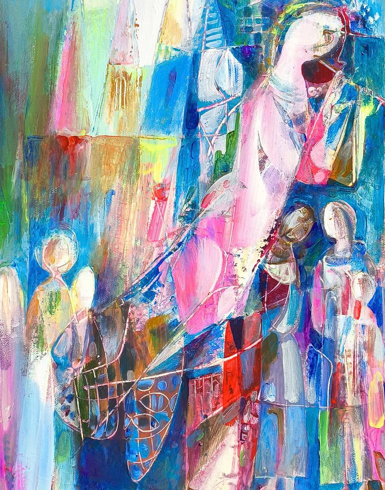 Original Impressionism Religion Painting by Narinart Armgallery