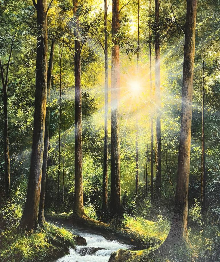 Original Realism Landscape Painting by Narinart Armgallery