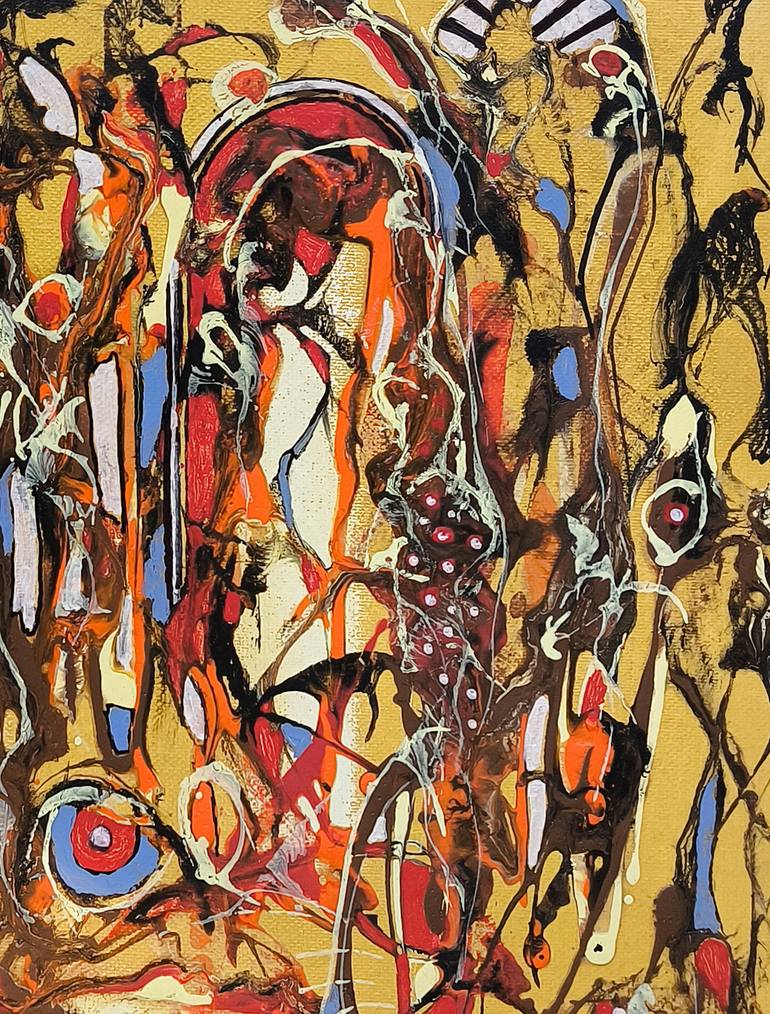 Original Abstract Classical Mythology Painting by Narinart Armgallery